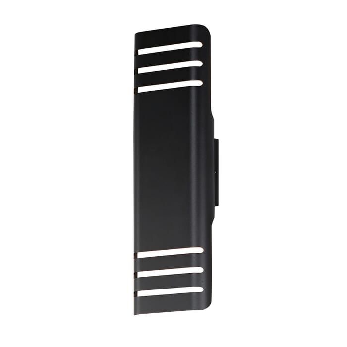 Lightray LED 2-Light LED Outdoor Wall Lantern in Black Lightray LED 2-Light LED Outdoor Wall Lantern in Black
