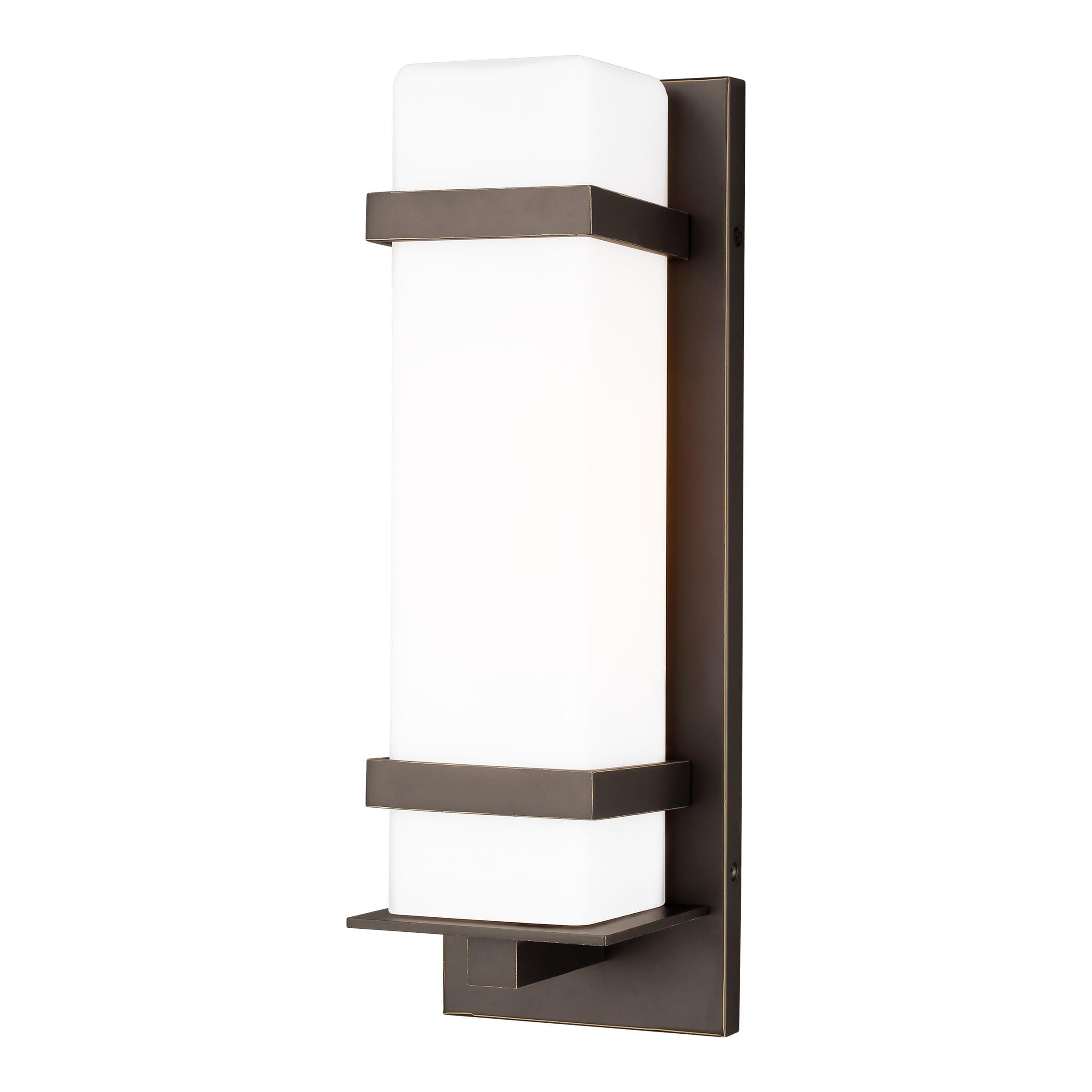 Alban Outdoor Wall Light in Antique Bronze