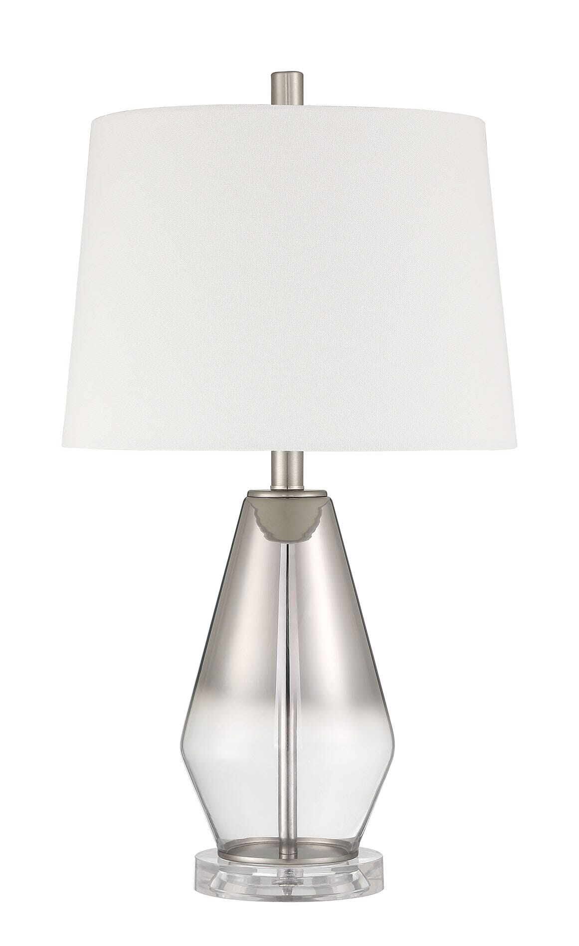 1-Light Table Lamp in Brushed Nickel