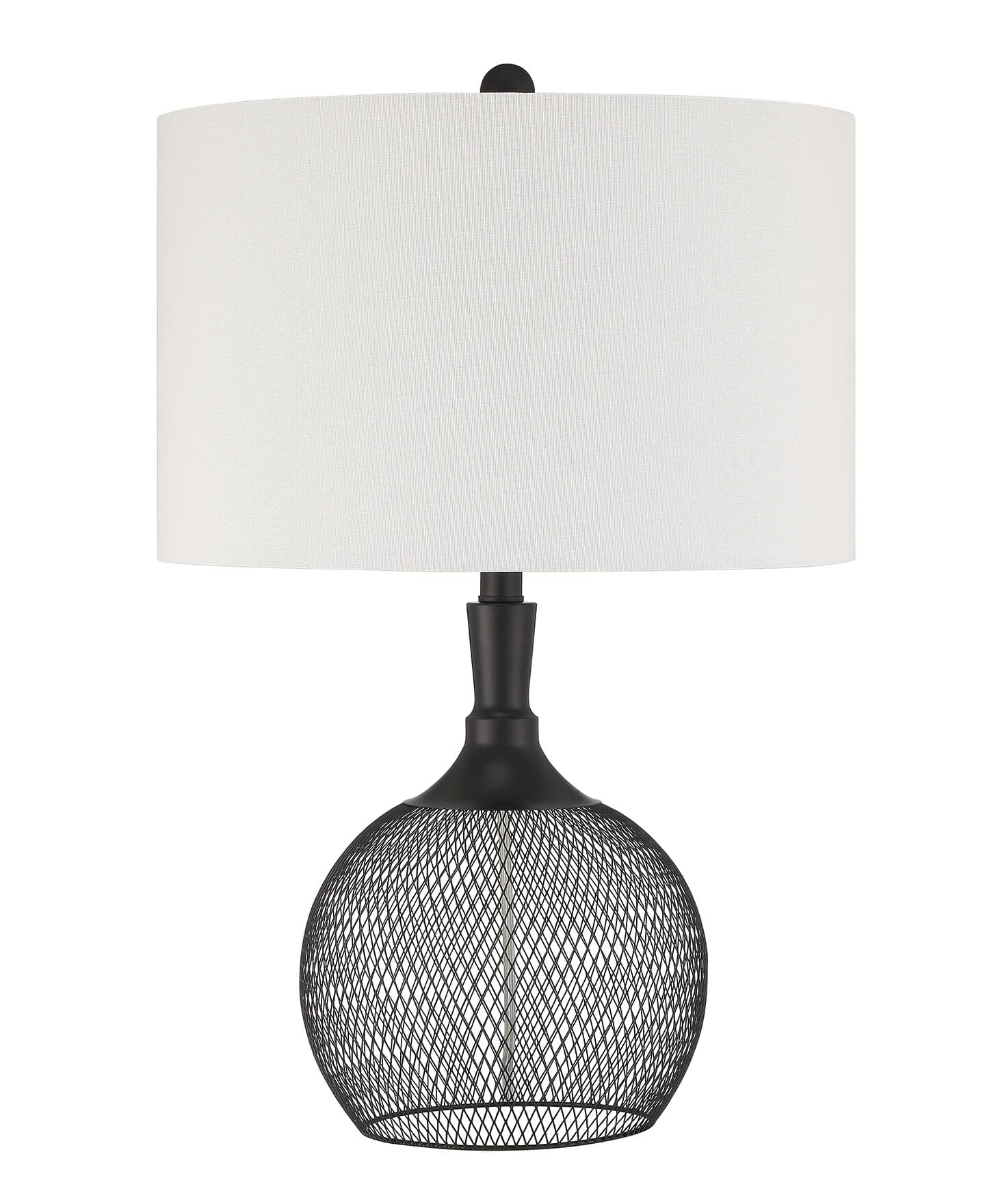 1-Light Table Lamp in Matte Black