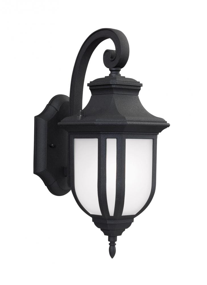 Childress 15" Outdoor Wall Light in Black