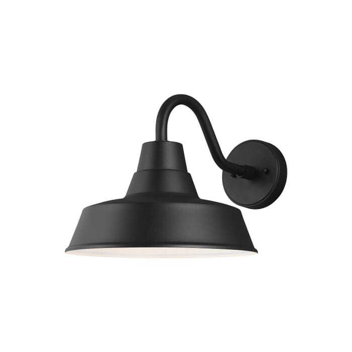 Barn Light 1-Light Outdoor Wall Lantern in Black Barn Light 1-Light Outdoor Wall Lantern in Black