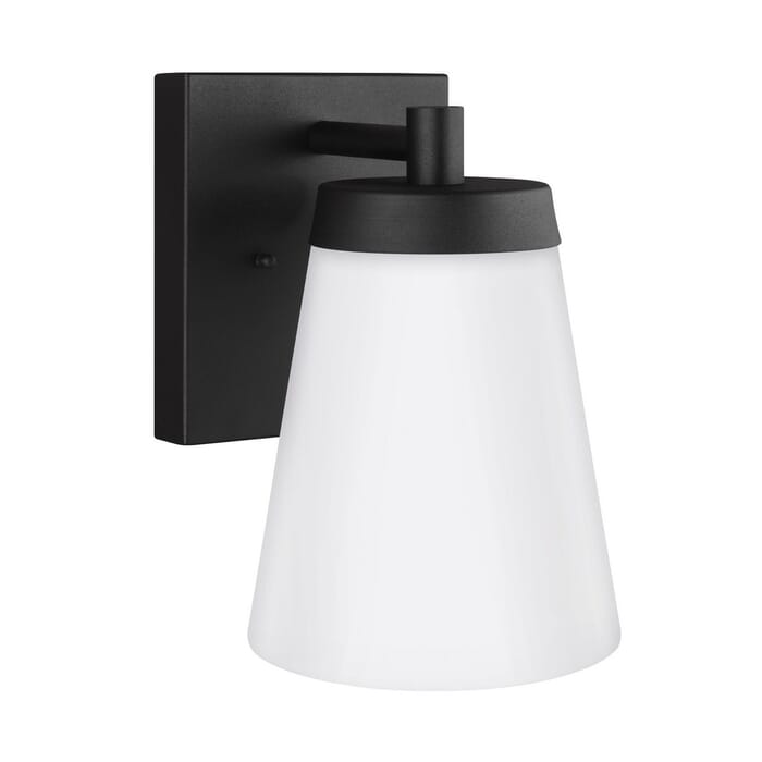 Sea Gull Renville 10" Outdoor Wall Light in Black Sea Gull Renville 10" Outdoor Wall Light in Black
