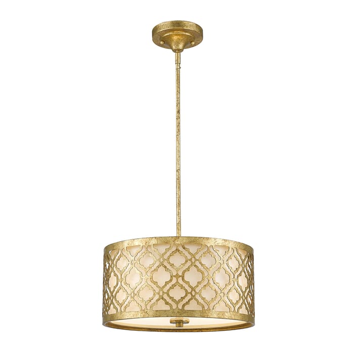 Arabella 2-Light Island Pendant in Distressed Gold Arabella 2-Light Island Pendant in Distressed Gold