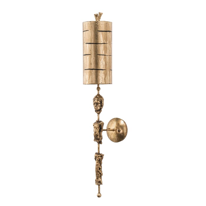 Fragment 1-Light Wall Sconce in Gold Leaf Fragment 1-Light Wall Sconce in Gold Leaf