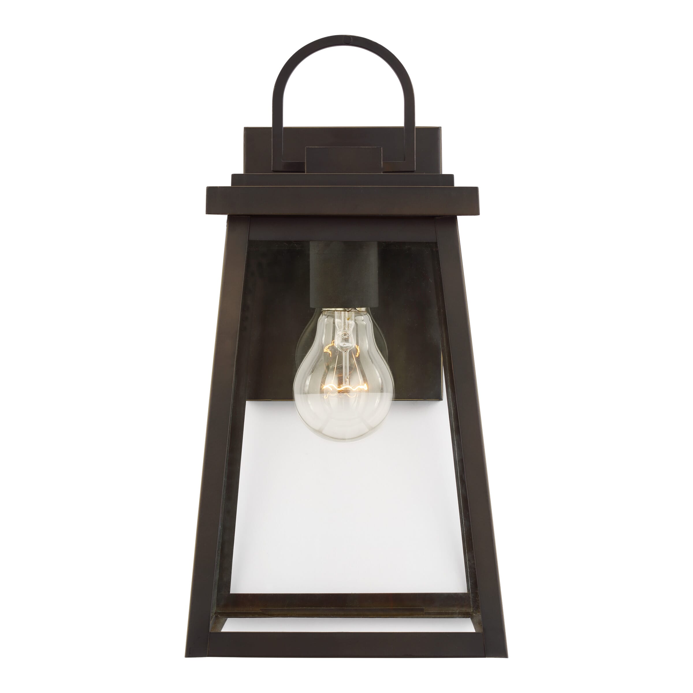 Sea Gull Founders Outdoor Wall Light in Antique Bronze
