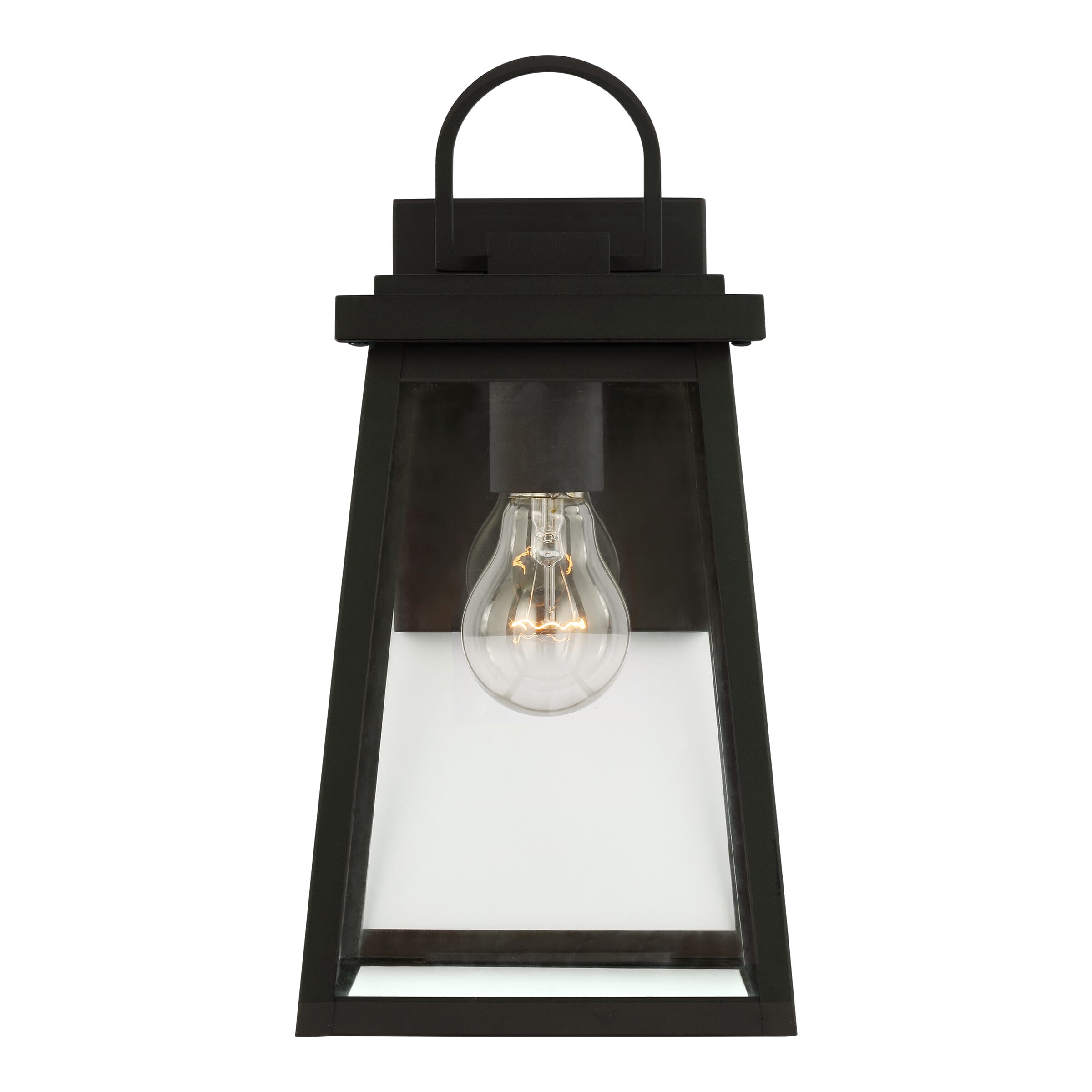 Sea Gull Founders Outdoor Wall Light in Black