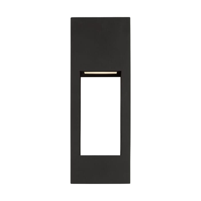Testa 2-Light LED Outdoor Wall Lantern in Black Testa 2-Light LED Outdoor Wall Lantern in Black