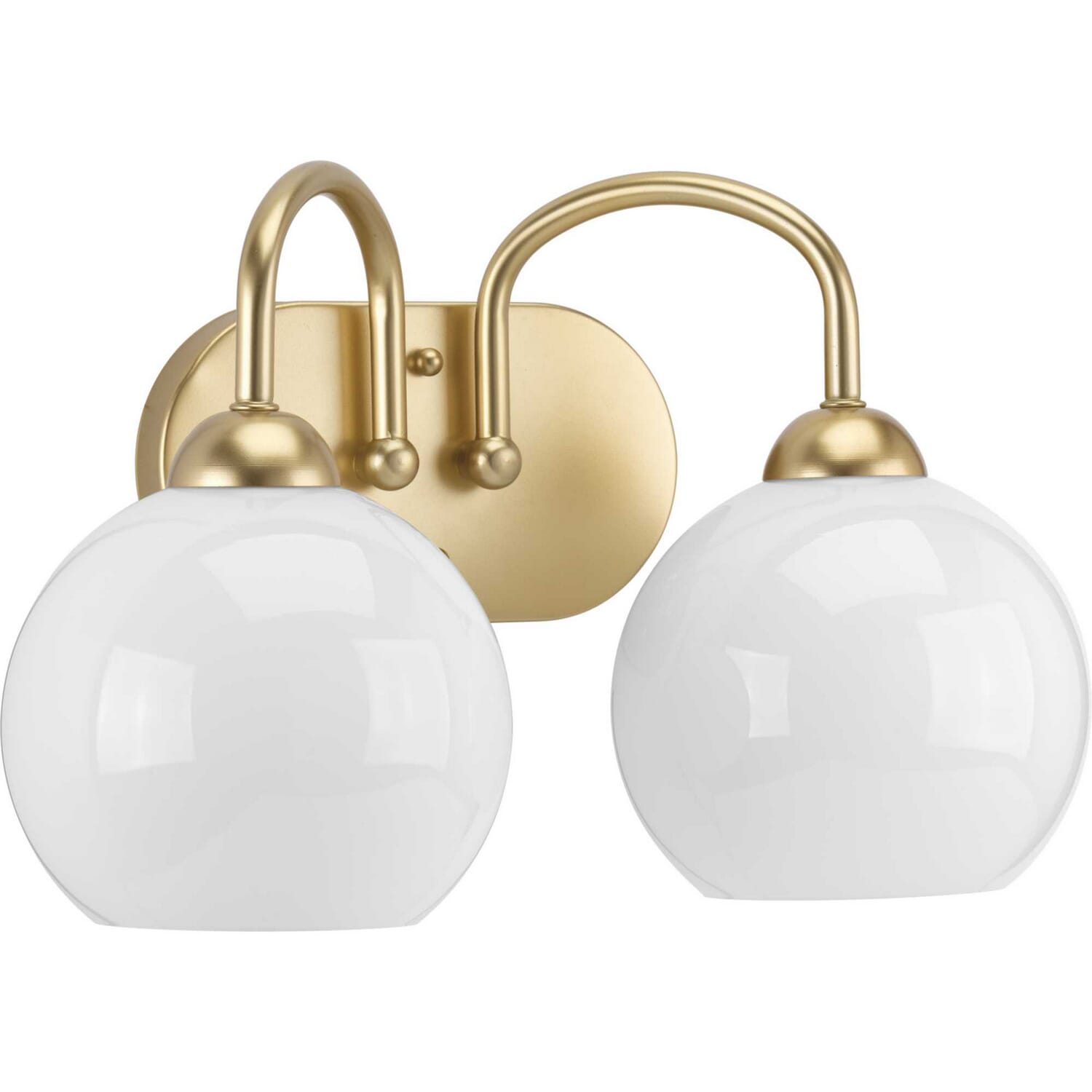 Vintage Gold Two Light Bath from the Carisa Collection