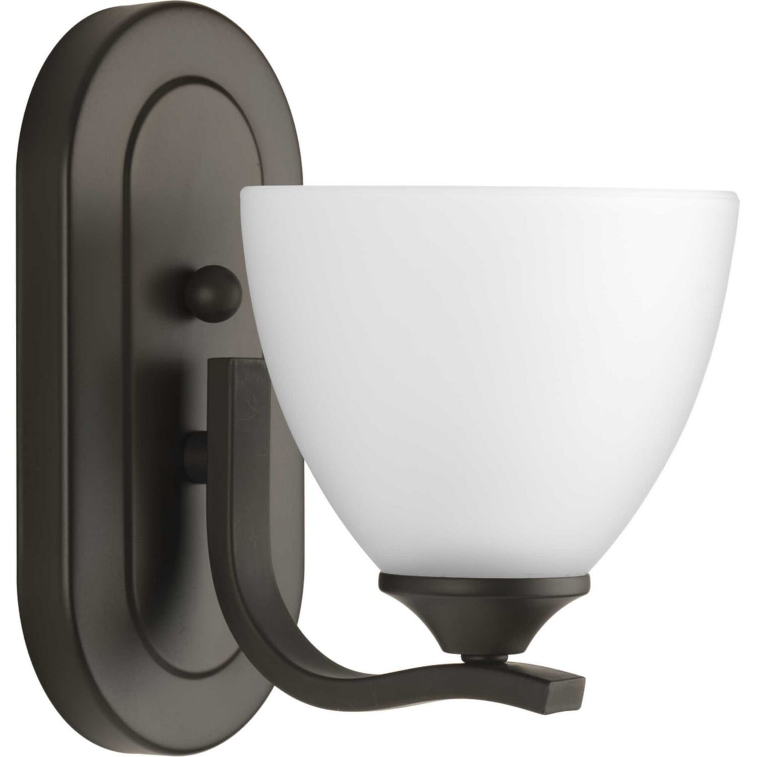 Antique Bronze One Light Bath Bracket from the Laird Collection