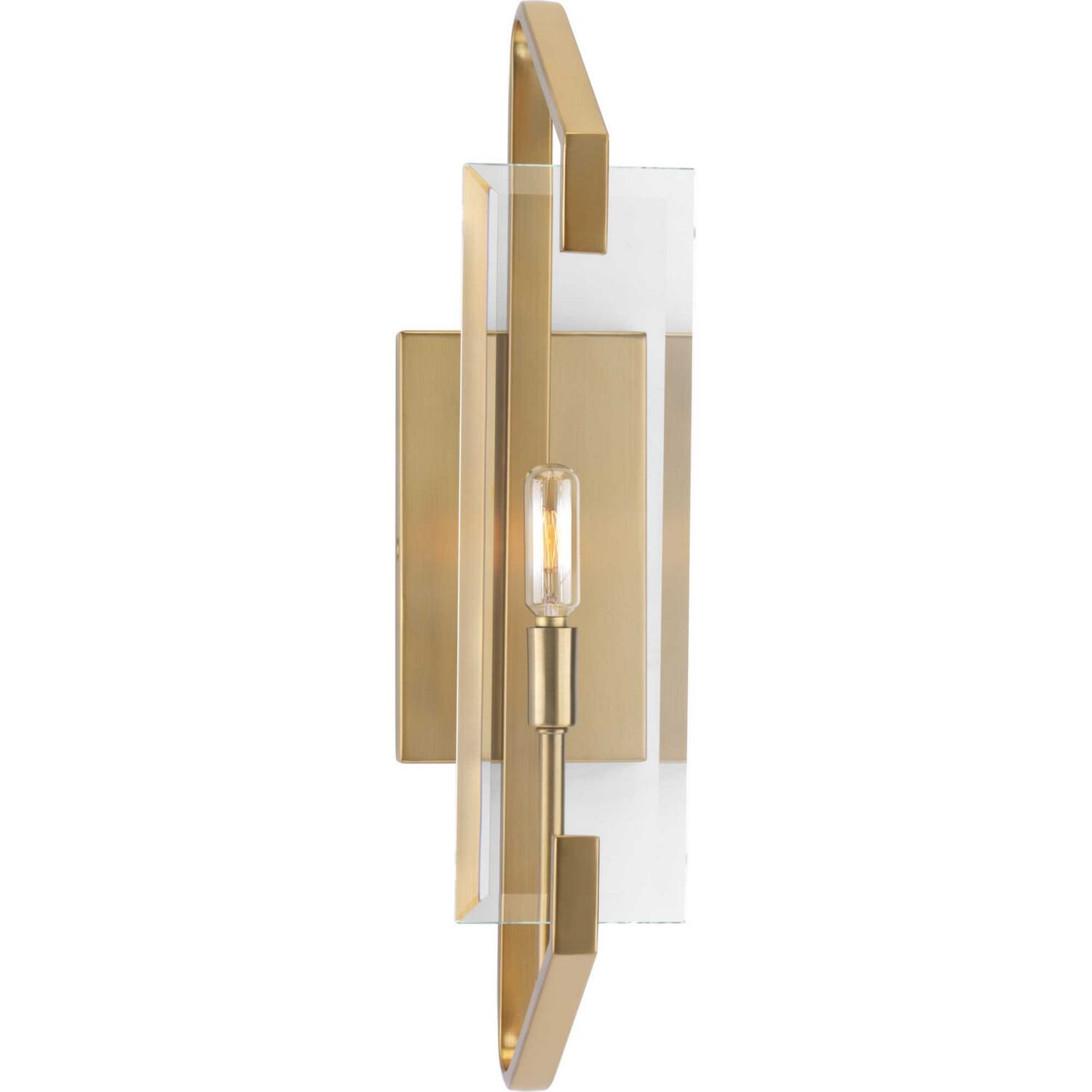 Brushed Bronze One Light Bath from the Cahill Collection