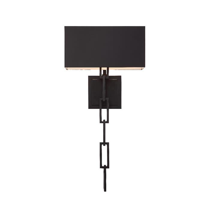 Brian Patrick Flynn for Crystorama Alston 25" Wall Sconce in Matte Black Brian Patrick Flynn for Crystorama Alston 25" Wall Sconce in Matte Black