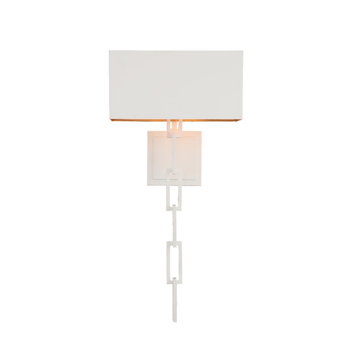 Brian Patrick Flynn for Crystorama Alston 25" Wall Sconce in Matte White Brian Patrick Flynn for Crystorama Alston 25" Wall Sconce in Matte White