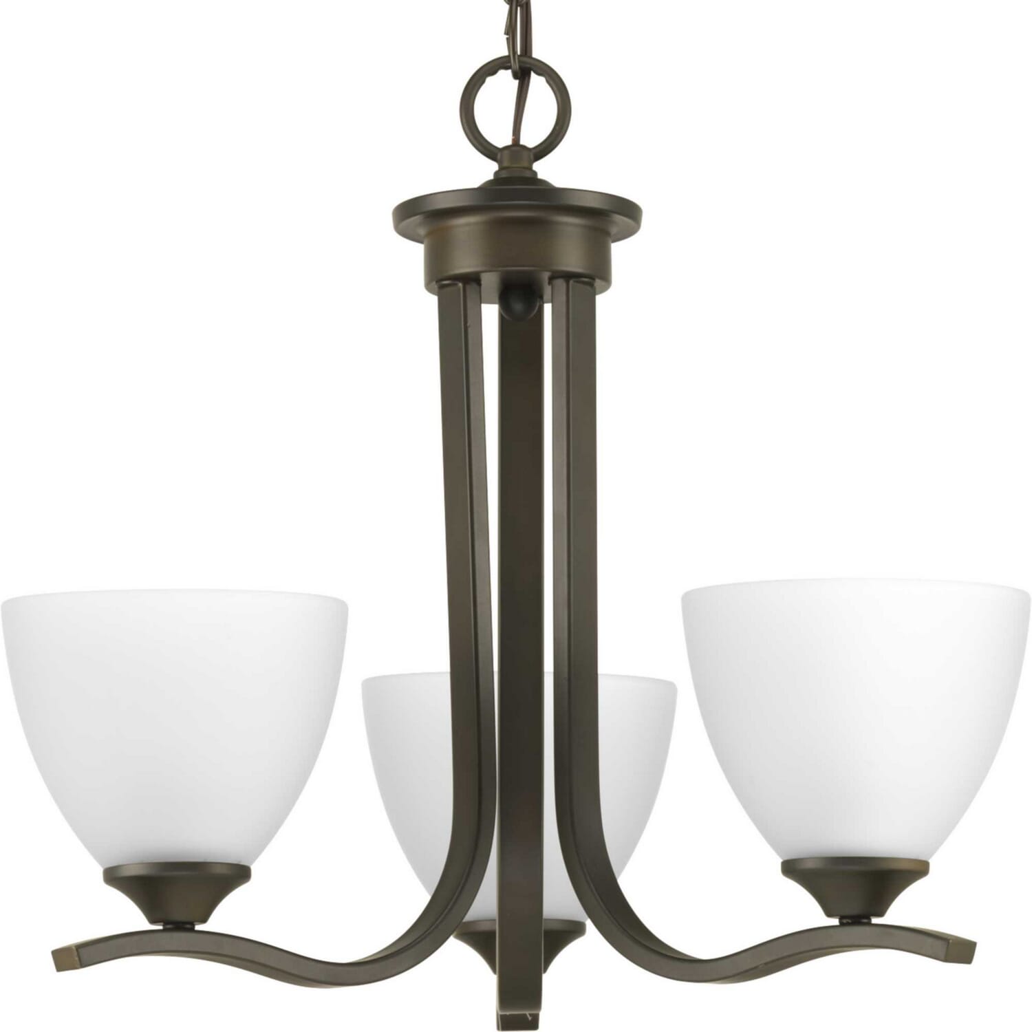 Antique Bronze Three Light Chandelier from the Laird Collection