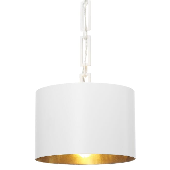 Brian Patrick Flynn for Crystorama Alston 12" Pendant in Matte White Brian Patrick Flynn for Crystorama Alston 12" Pendant in Matte White
