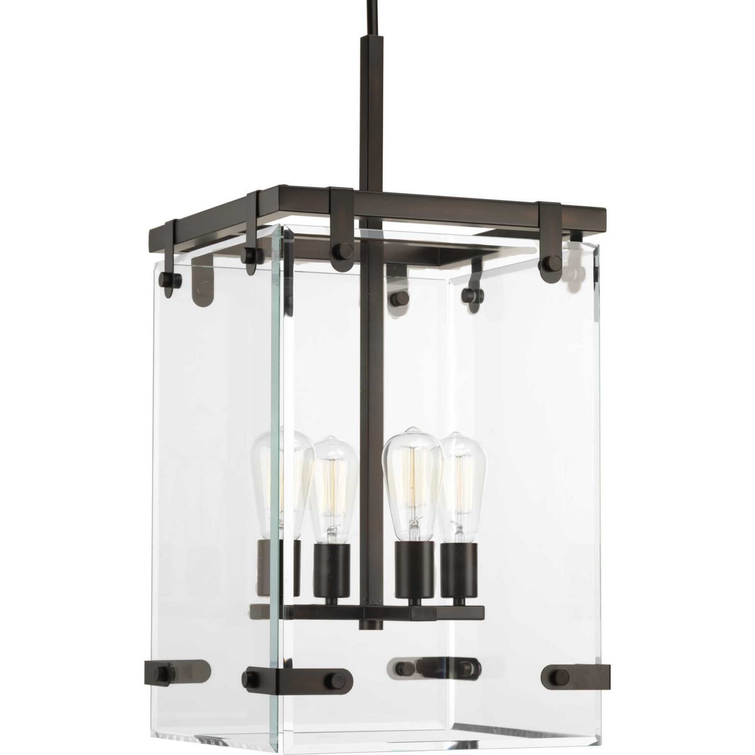 Antique Bronze Four Light Pendant from the Glayse Collection