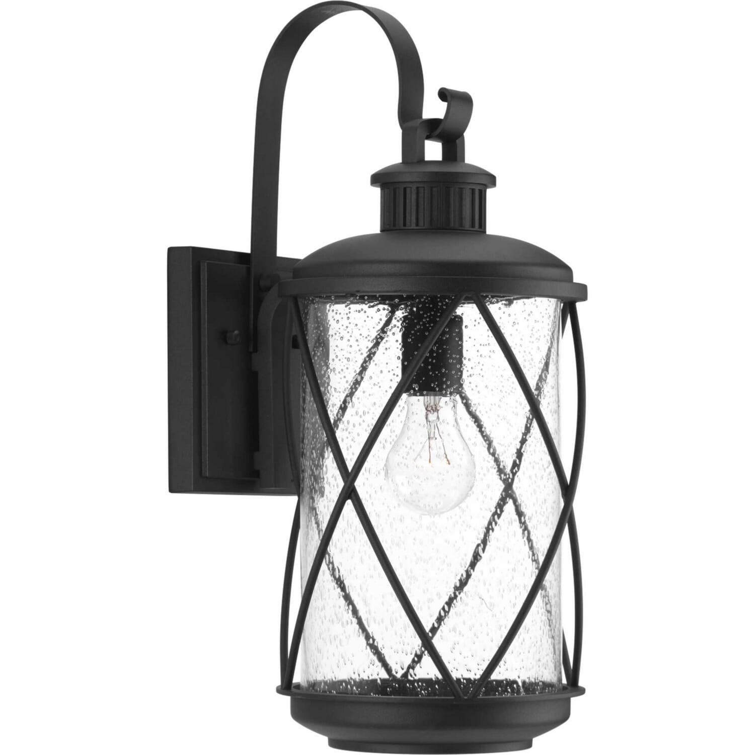 Black One Light Wall Lantern from the Hollingsworth Collection