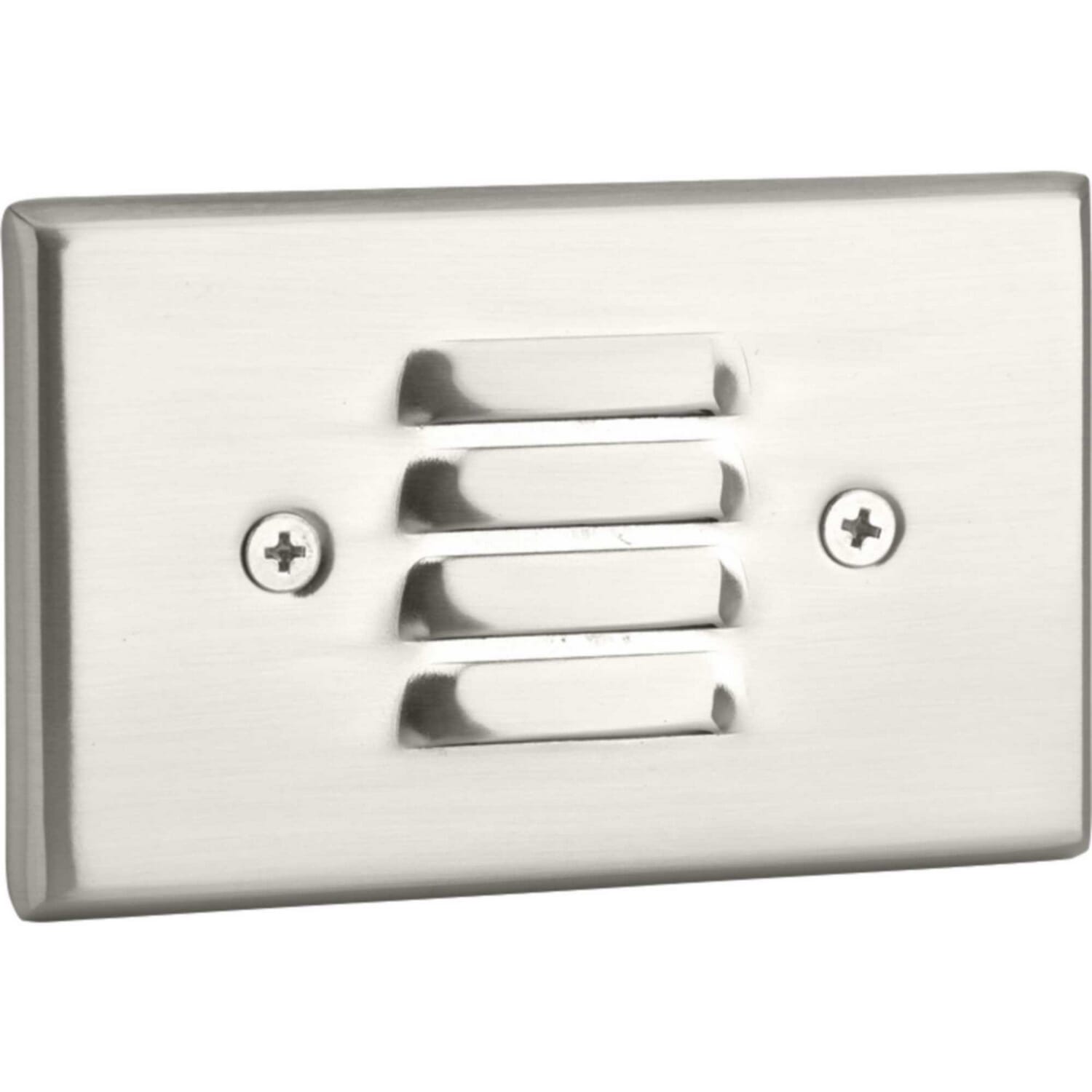 Brushed Nickel LED Step Light from the Indoor Step Light Collection