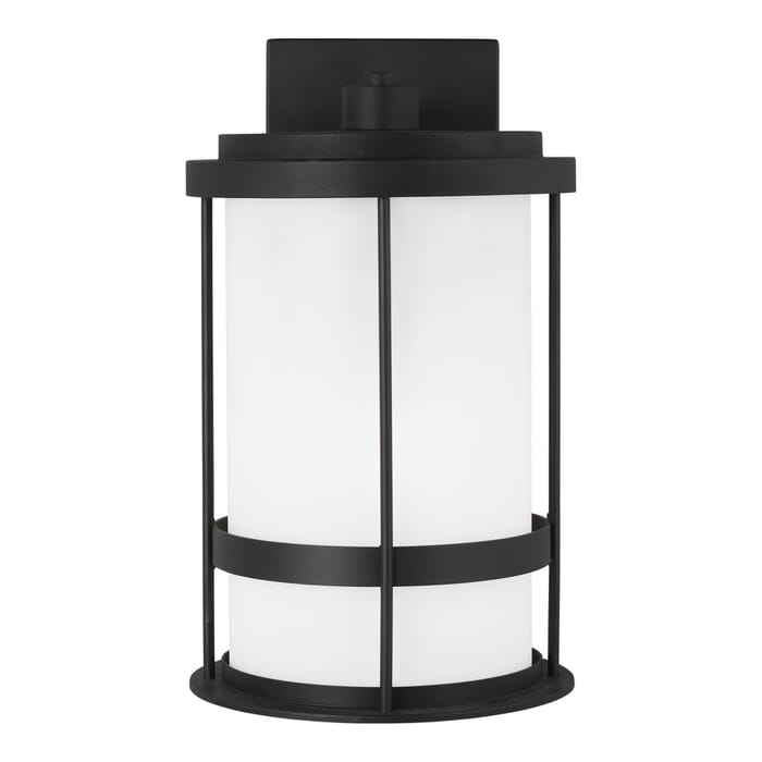 Sea Gull Wilburn Outdoor Wall Light in Black Sea Gull Wilburn Outdoor Wall Light in Black