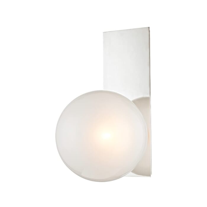 Hudson Valley Hinsdale 13" Wall Sconce in Polished Nickel Hudson Valley Hinsdale 13" Wall Sconce in Polished Nickel
