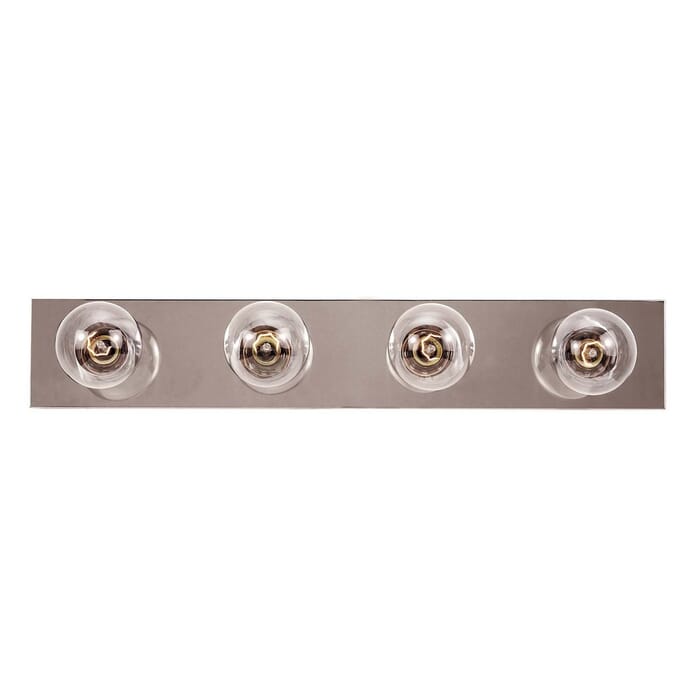 Savoy House Bar 4-Light Bathroom Vanity Light in Chrome Savoy House Bar 4-Light Bathroom Vanity Light in Chrome
