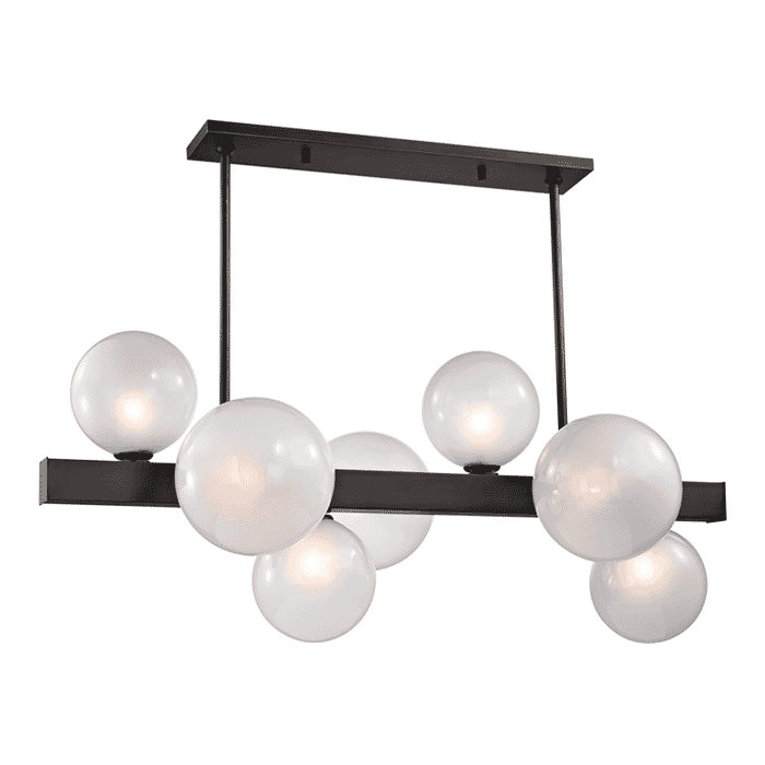 Hudson Valley Hinsdale 7-Light 21" Kitchen Island Light in Old Bronze Hudson Valley Hinsdale 7-Light 21" Kitchen Island Light in Old Bronze