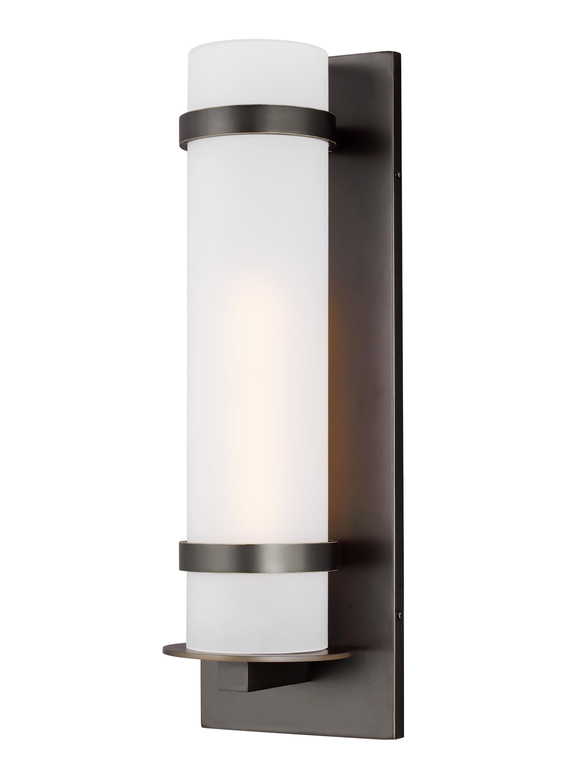 Alban Outdoor Wall Light in Antique Bronze