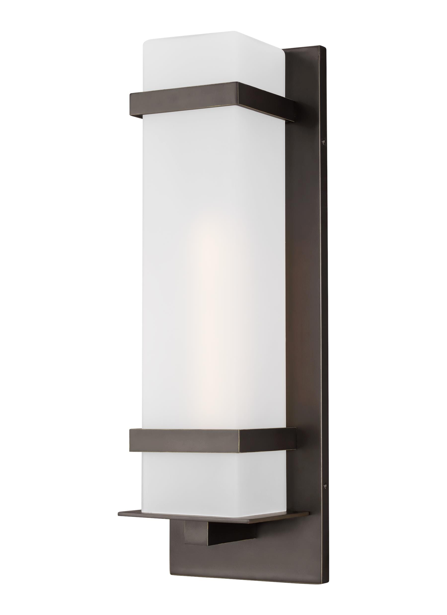 Alban Outdoor Wall Light in Antique Bronze