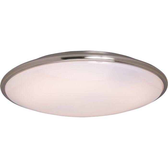 Maxim Rim EE 21" 2-Light White Acrylic Flush Mount in Satin Nickel Maxim Rim EE 21" 2-Light White Acrylic Flush Mount in Satin Nickel