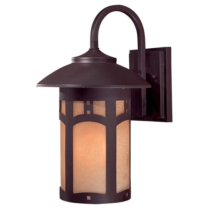 The Great Outdoors Harveston Manor 15" Outdoor Wall Light in Dorian Bronze The Great Outdoors Harveston Manor 15" Outdoor Wall Light in Dorian Bronze