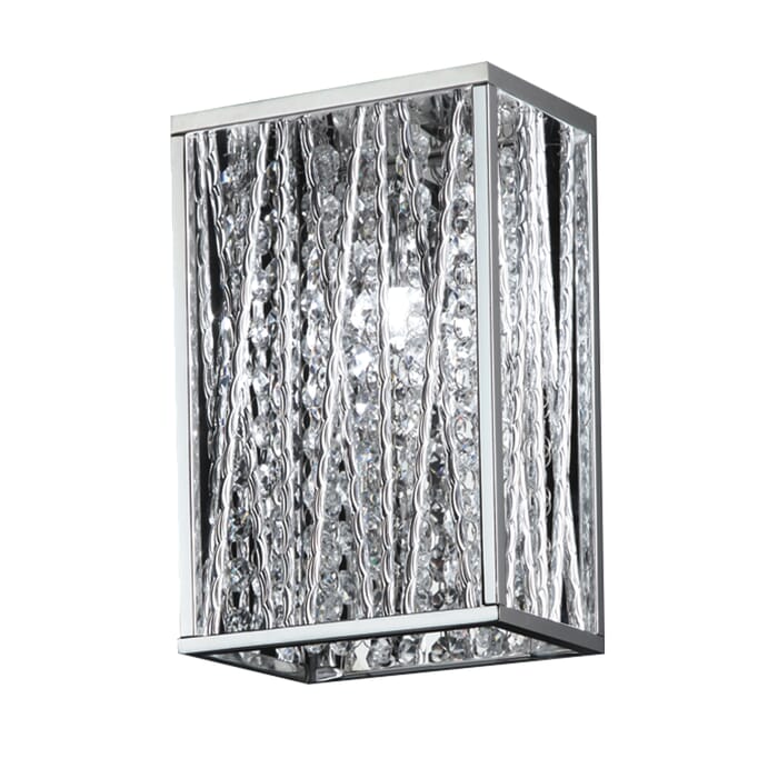 Z-Lite Terra 1-Light Wall Sconce In Chrome Z-Lite Terra 1-Light Wall Sconce In Chrome