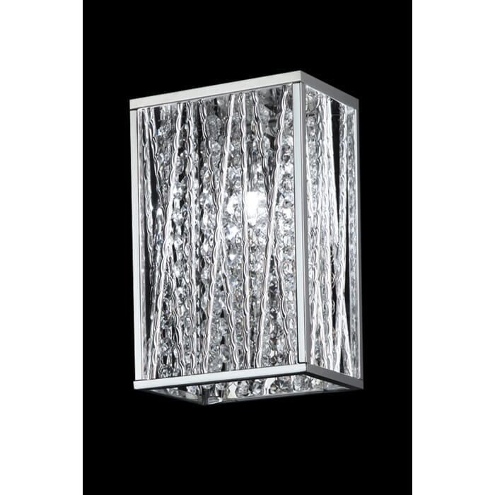Z-Lite Terra 1-Light Wall Sconce In Chrome Z-Lite Terra 1-Light Wall Sconce In Chrome