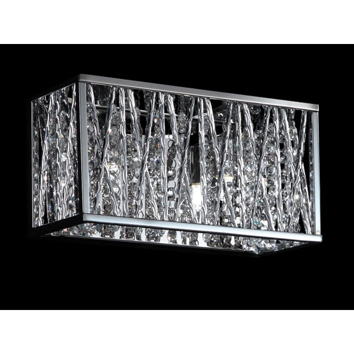 Z-Lite Terra 2-Light Bathroom Vanity Light In Chrome Z-Lite Terra 2-Light Bathroom Vanity Light In Chrome