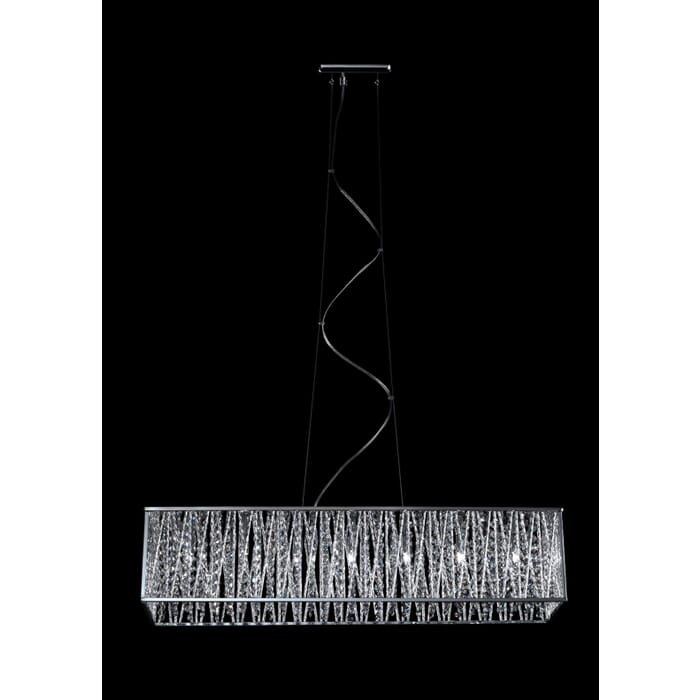 Z-Lite Terra 7-Light Chandelier In Chrome Z-Lite Terra 7-Light Chandelier In Chrome