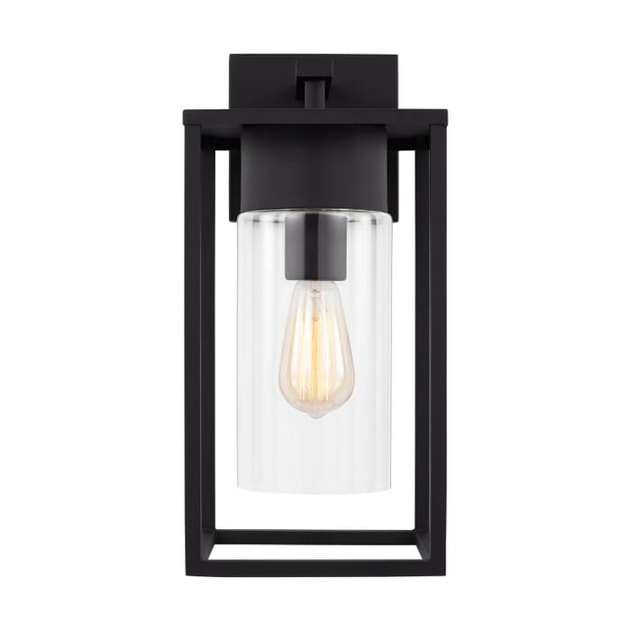 Vado 1-Light Outdoor Wall Lantern in Black Vado 1-Light Outdoor Wall Lantern in Black