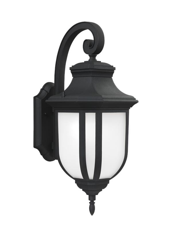 Childress 21" Outdoor Wall Light in Black