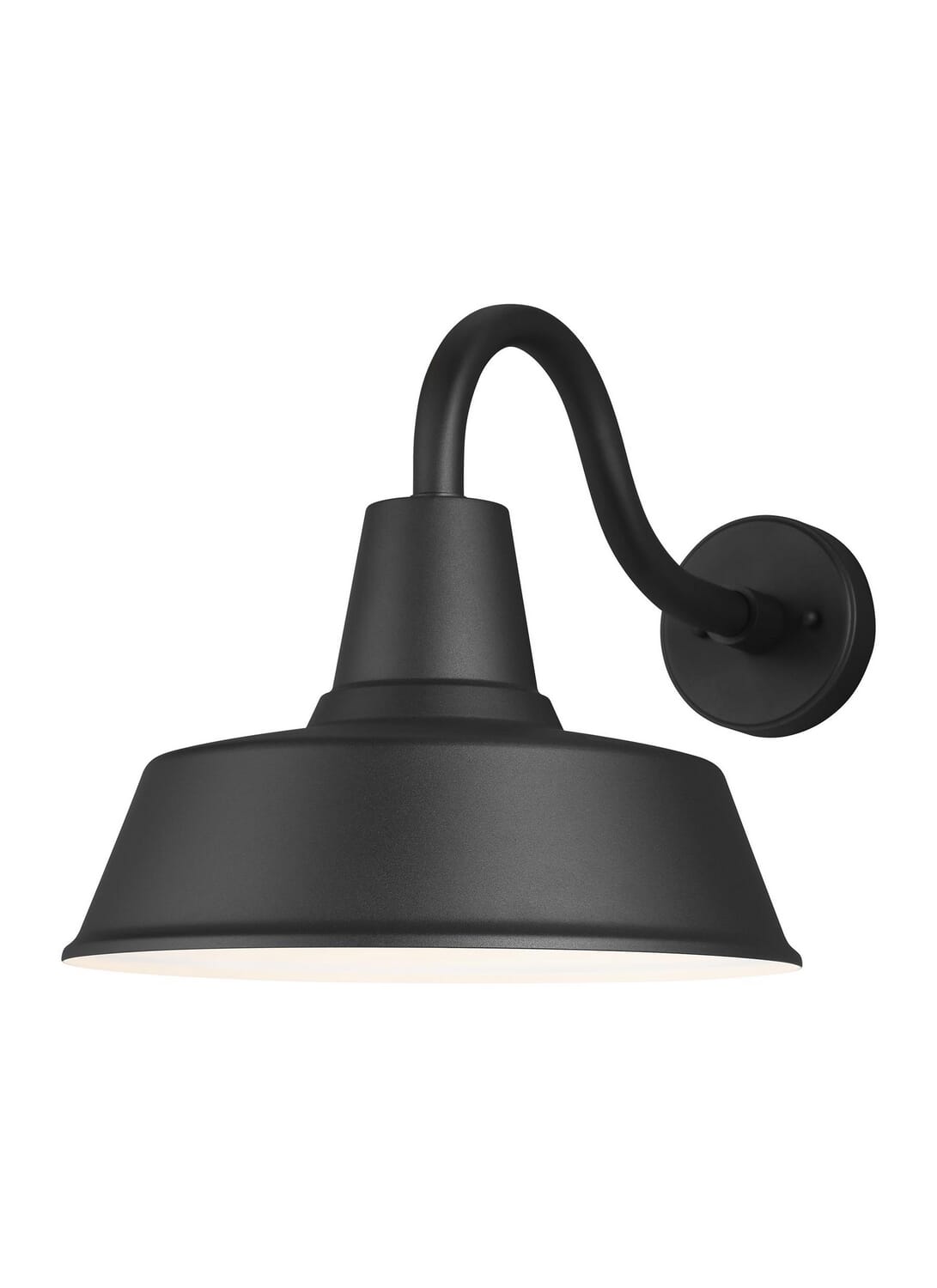 Barn Light 1-Light Outdoor Wall Lantern in Black
