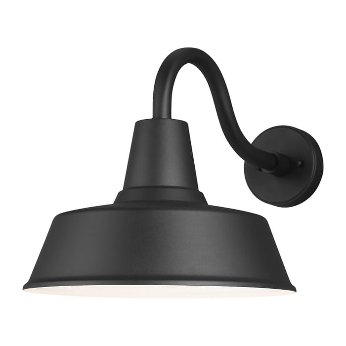 Barn Light 1-Light Outdoor Wall Lantern in Black Barn Light 1-Light Outdoor Wall Lantern in Black