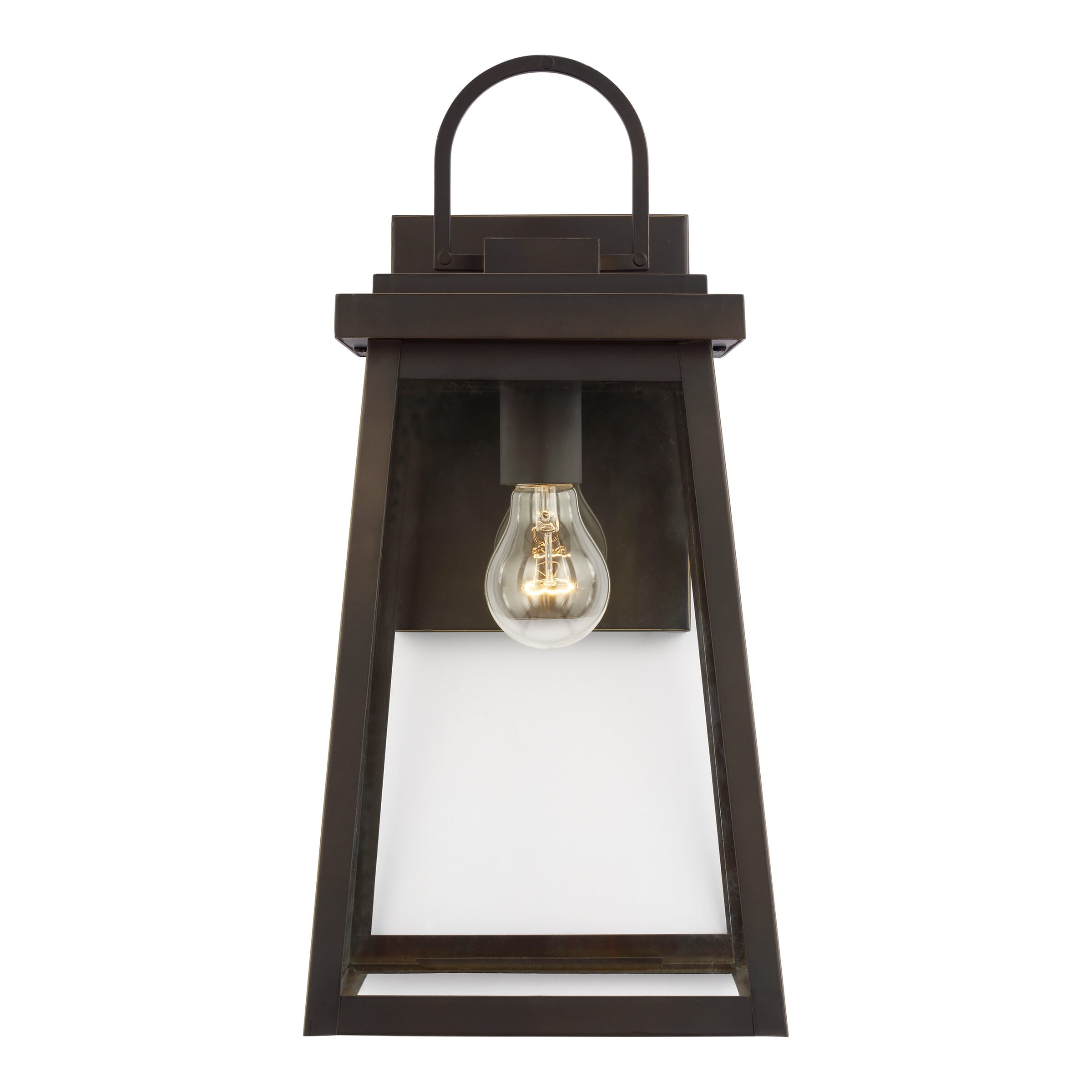 Sea Gull Founders Outdoor Wall Light in Antique Bronze