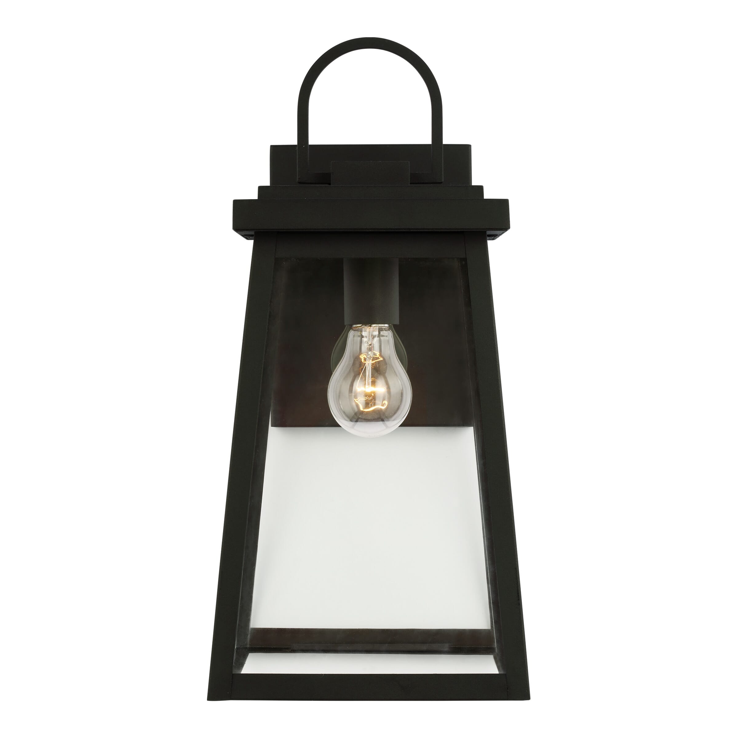 Sea Gull Founders Outdoor Wall Light in Black