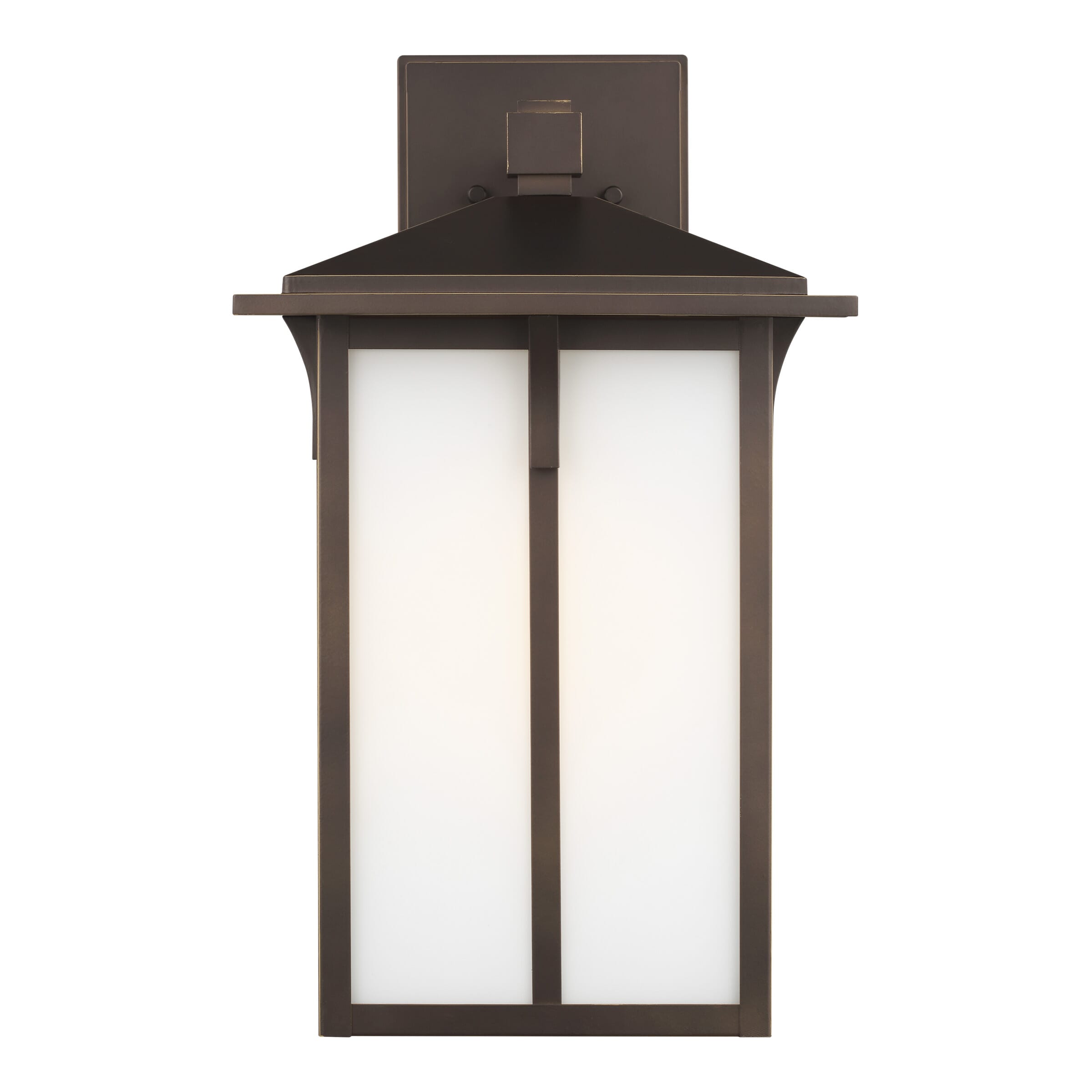 Sea Gull Tomek Outdoor Wall Light in Antique Bronze