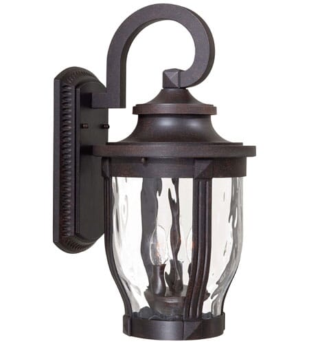 Merrimack 3-Light Outdoor Wall Light in Corona Bronze