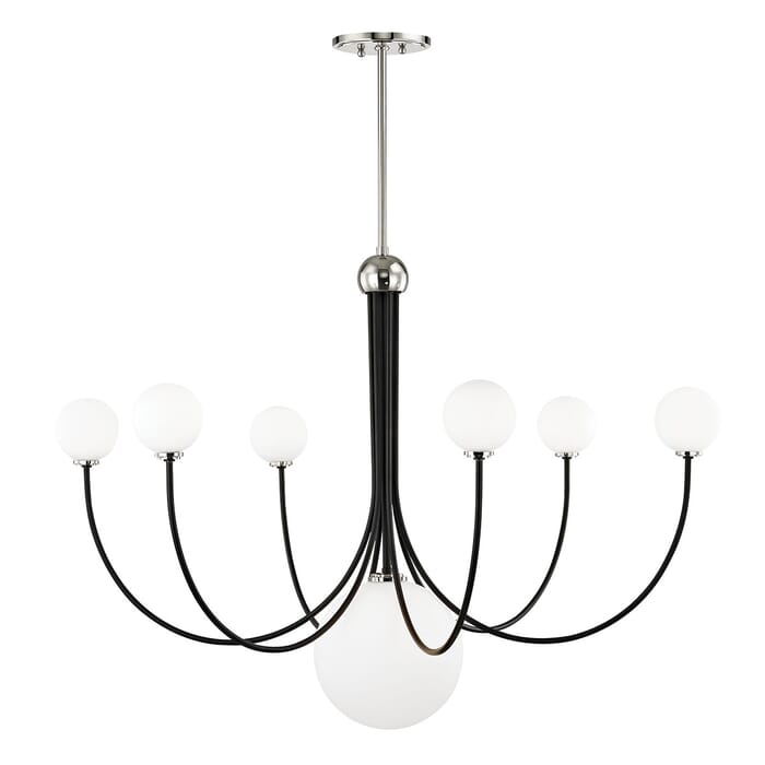Coco 7-Light Chandelier in Polished Nickel Coco 7-Light Chandelier in Polished Nickel