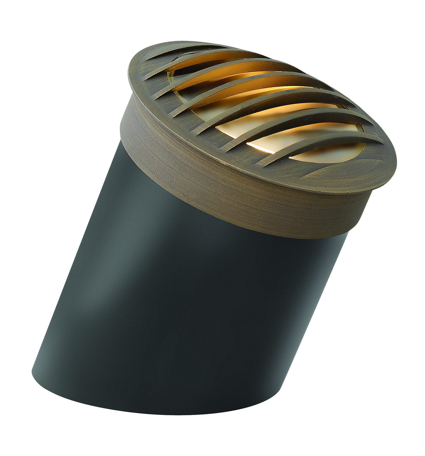 Matte Bronze LED Well Light from the Well Light Collection