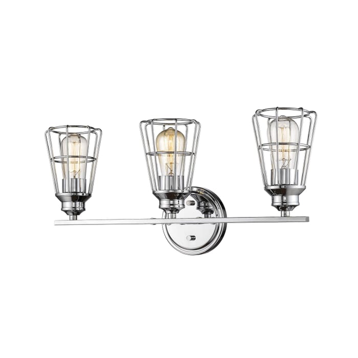 3-Light Vanity Light in Chrome 3-Light Vanity Light in Chrome