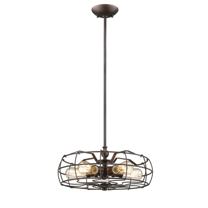 5-Light Pendant in Bronze / Dark 5-Light Pendant in Bronze / Dark