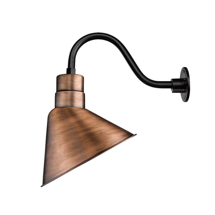 R Series 1-Light Angle Shade in Copper/Antique/Verde R Series 1-Light Angle Shade in Copper/Antique/Verde