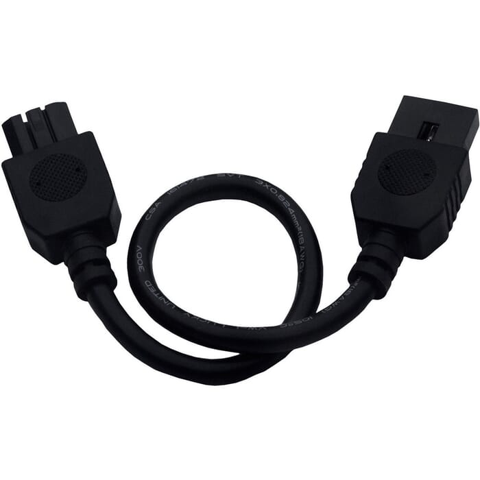 Maxim Lighting CounterMax MXInterLink4 9" Connector Cord in Black Maxim Lighting CounterMax MXInterLink4 9" Connector Cord in Black