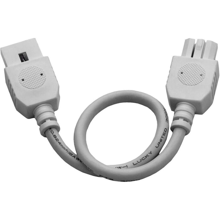 Maxim Lighting CounterMax MXInterLink4 9" Connector Cord in White Maxim Lighting CounterMax MXInterLink4 9" Connector Cord in White