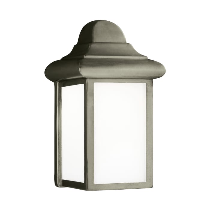 Mullberry Hill 1-Light Outdoor Wall Lantern in Pewter Mullberry Hill 1-Light Outdoor Wall Lantern in Pewter